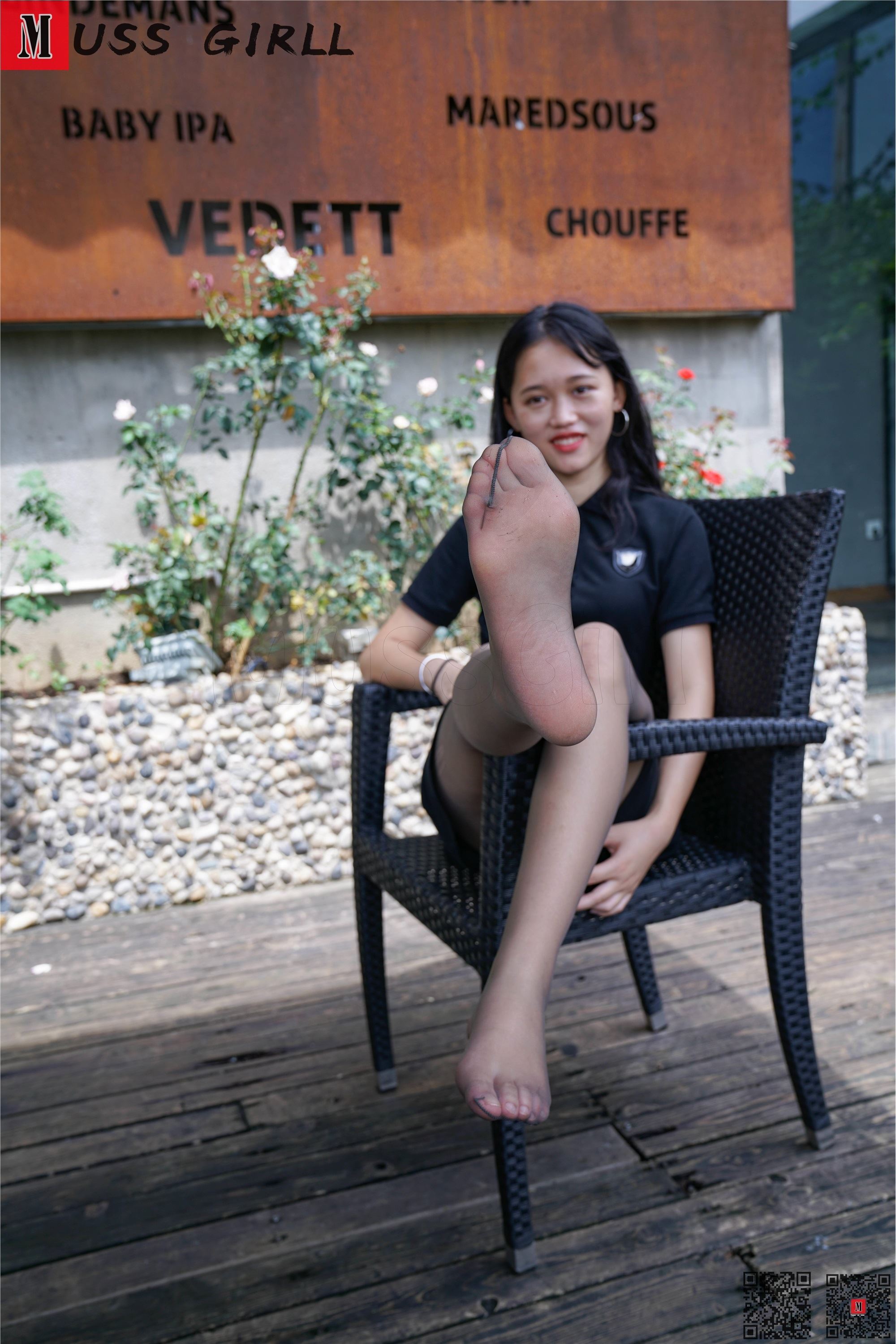 MussGirl慕丝女郎  NO.170 黑丝连衣裙